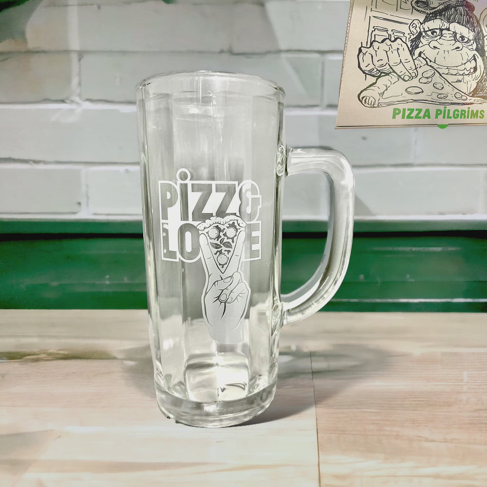 PIZZ&LOVE PINT GLASS